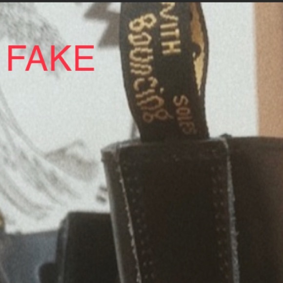 Dr Martens Samples of fake vs real JADON/OAF BOOT - Picture 9 of 16